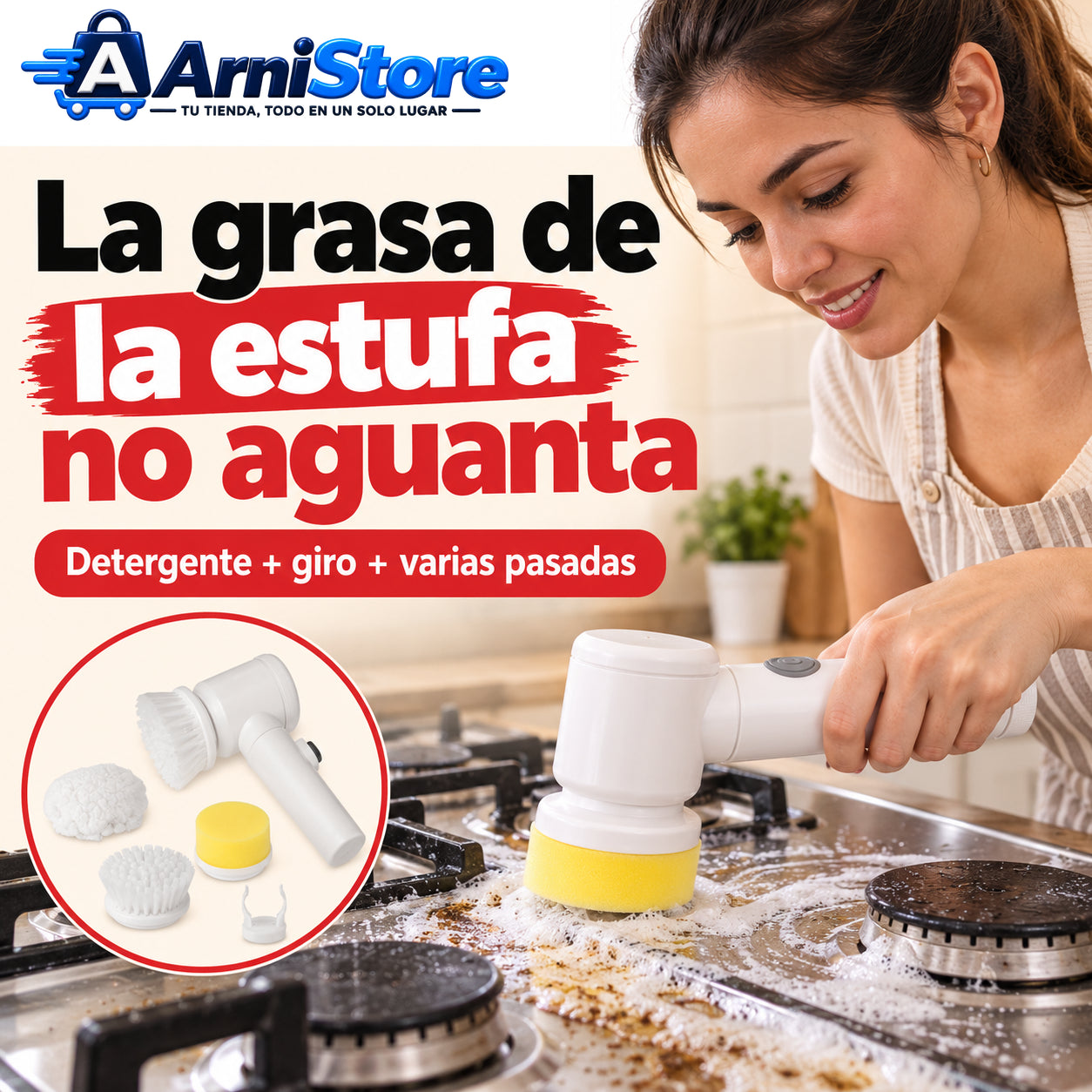 La grasa de la estufa no aguanta