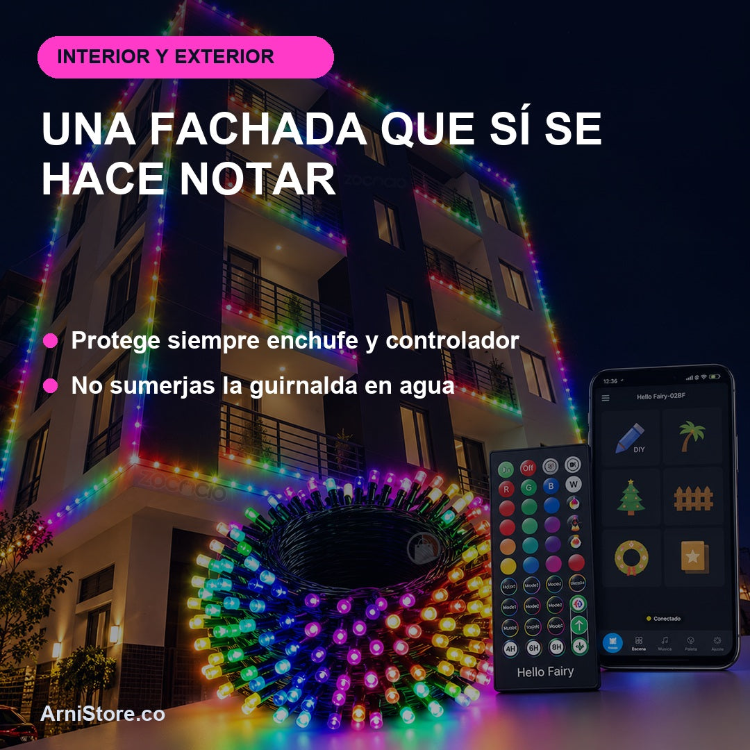 Uso en fachada exterior protegida