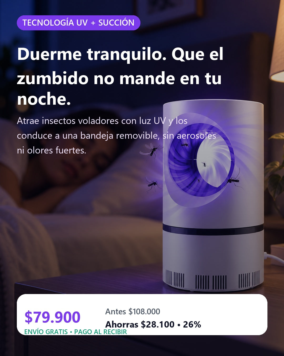 Oferta de lámpara mata mosquitos