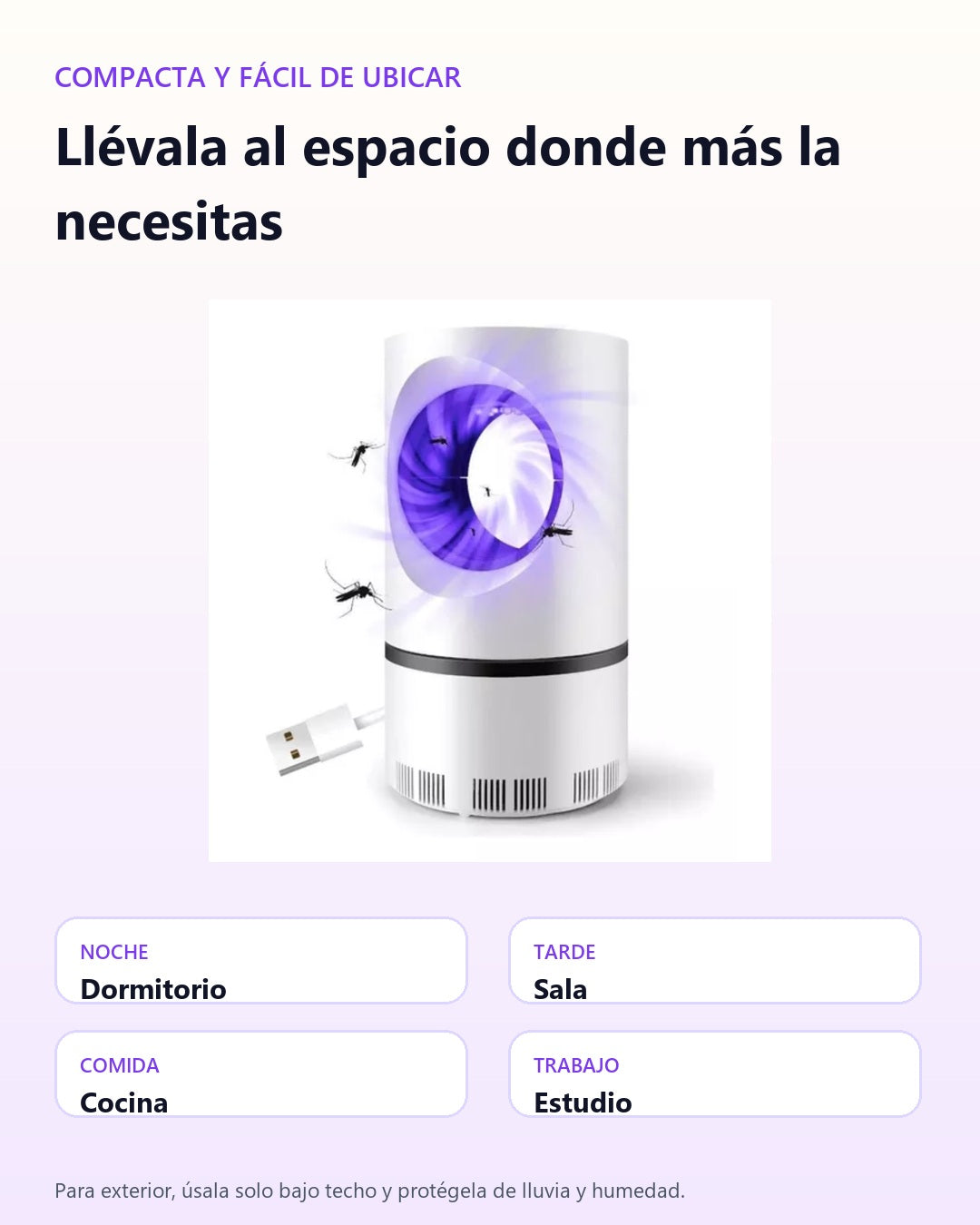 Usos en diferentes espacios