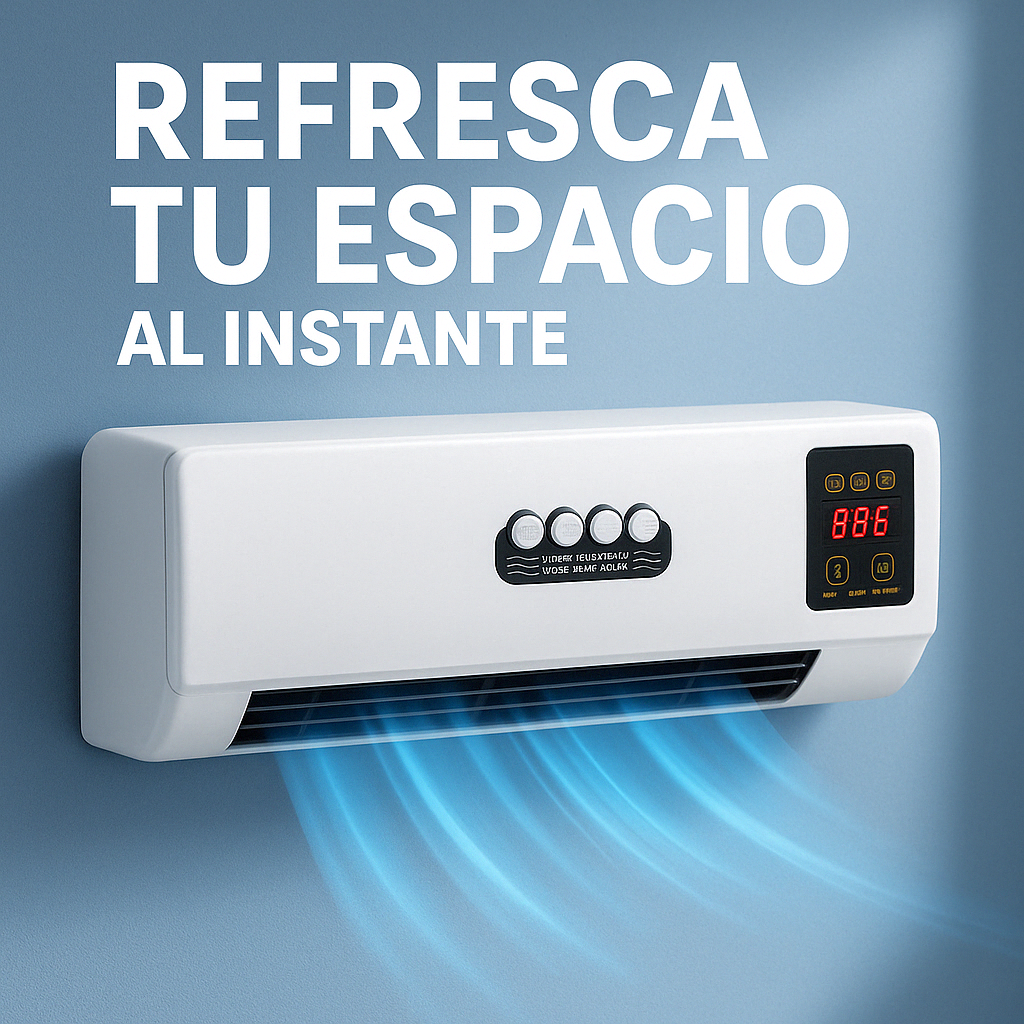 ❄️🔥 Mini Aire Acondicionado y Calefactor 2 en 1: La temperatura perfecta para tu hogar
