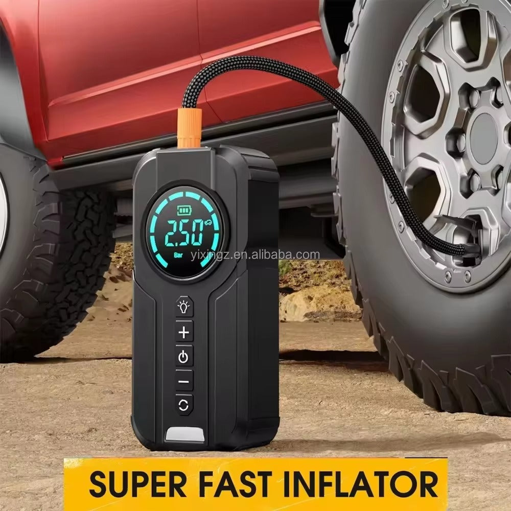 ARRANCADOR BATERIA +COMPRESOR - Si Tienes Carro, Esto No Es un Lujo... Es una Necesidad
