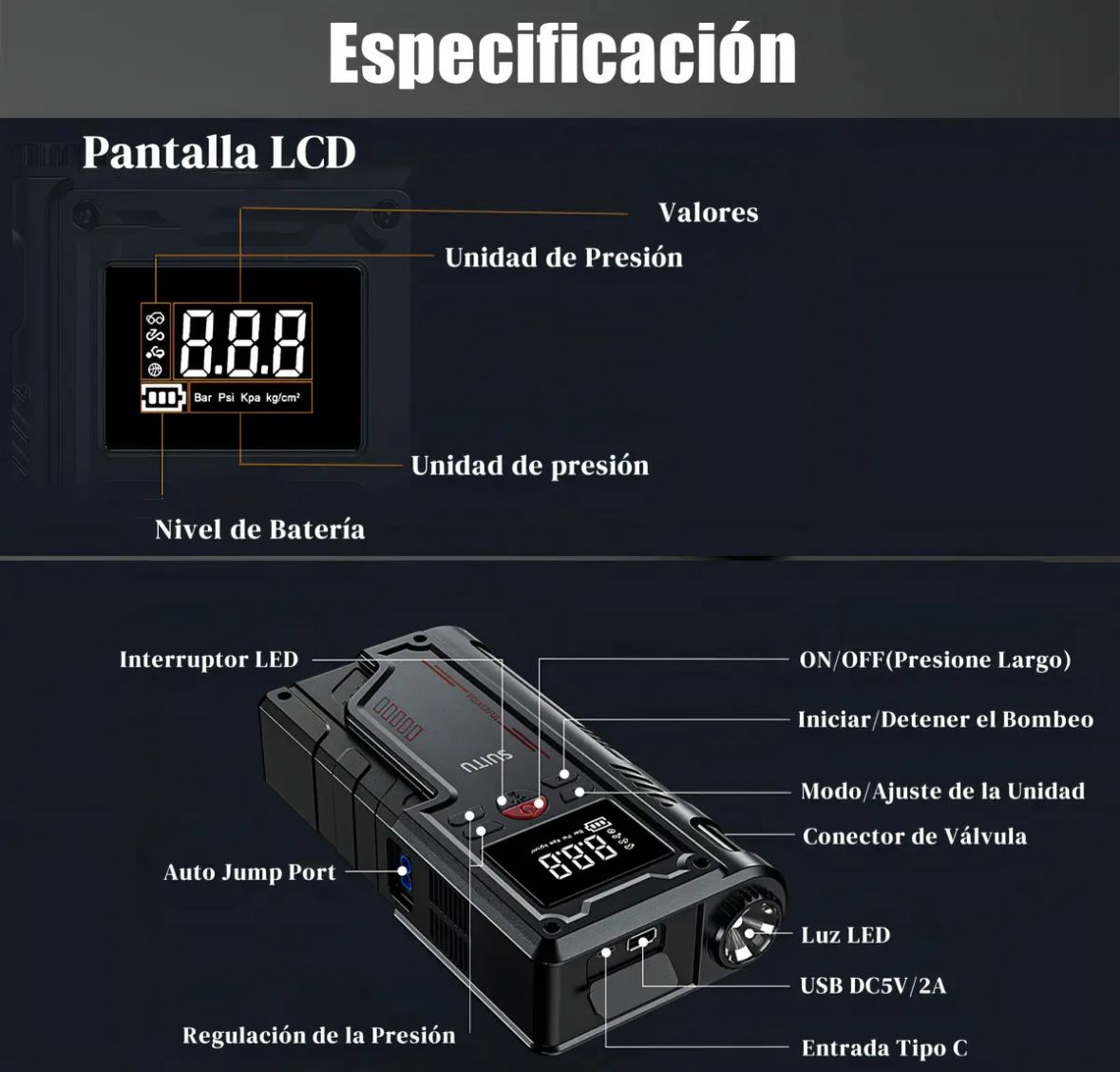 ARRANCADOR BATERIA +COMPRESOR - Si Tienes Carro, Esto No Es un Lujo... Es una Necesidad