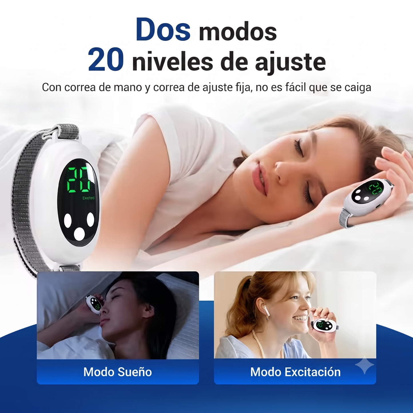 Neuro Control – Dispositivo de Mano para Dormir - Recupera tus noches sin depender de soluciones complicadas