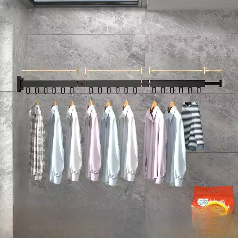 Tendedero de Ropa Invisible 360° | Más Espacio en Tu Hogar