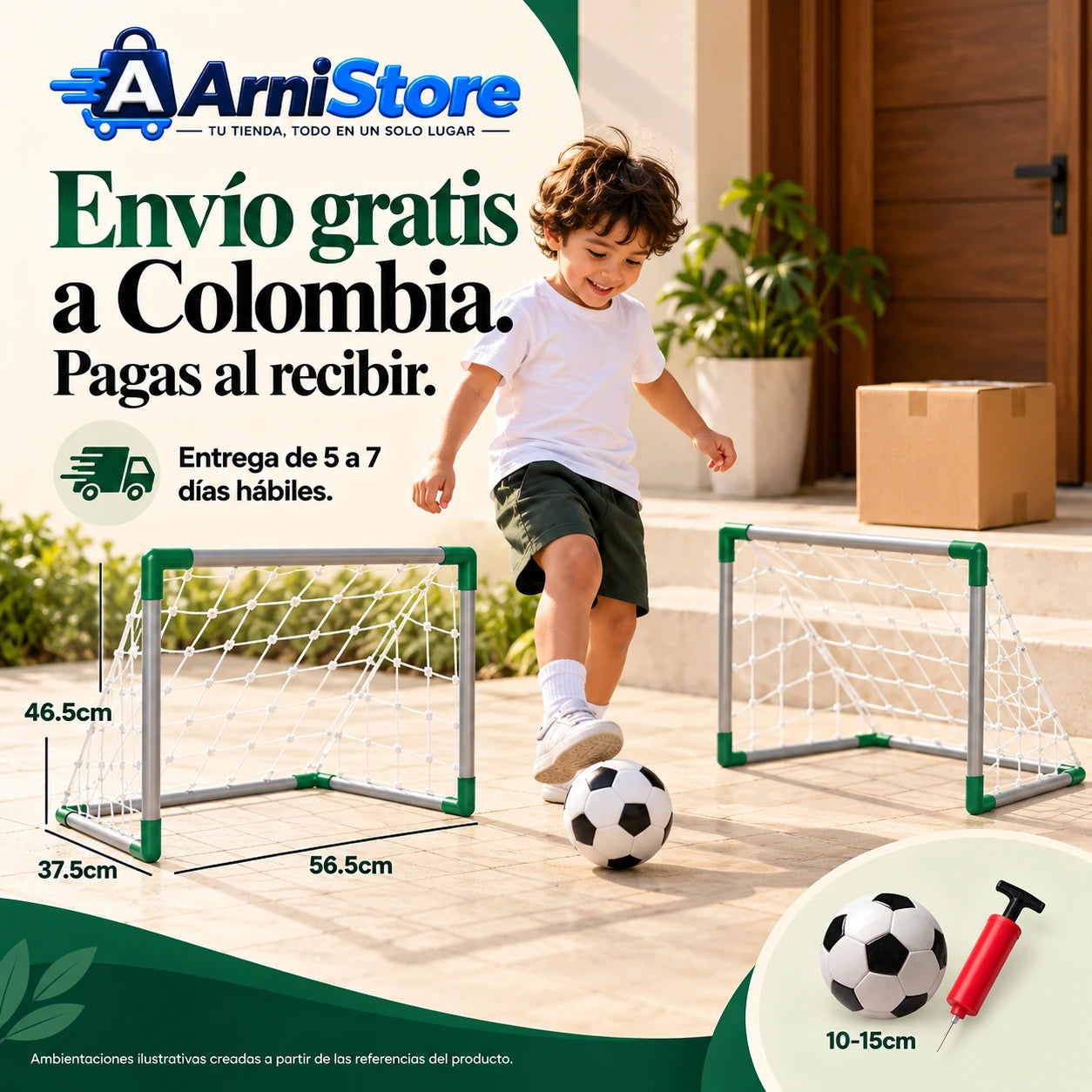 Envío gratis a Colombia. Pagas al recibir.