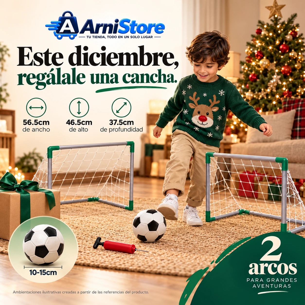 Este diciembre, regálale una cancha.