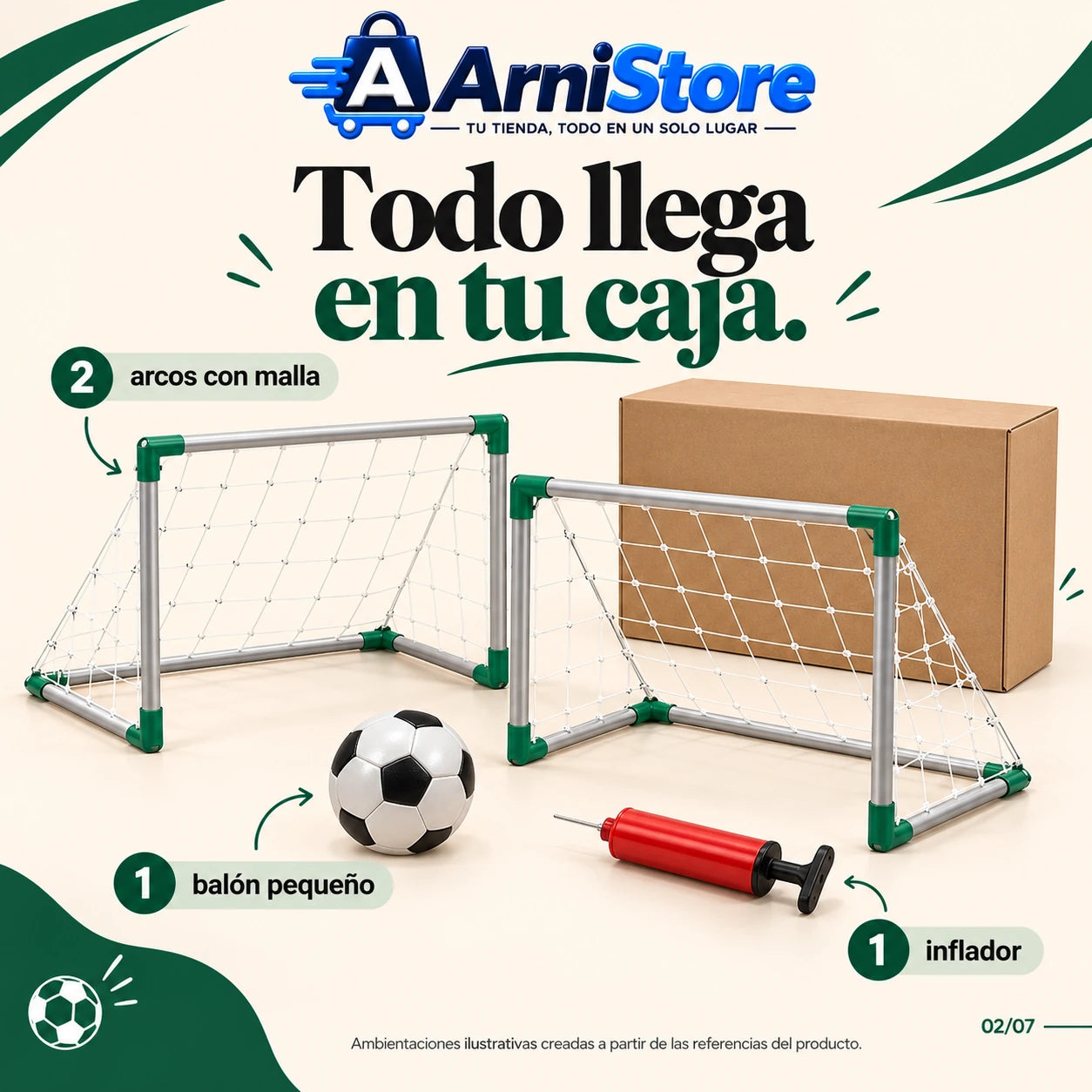 Todo llega en tu caja.
