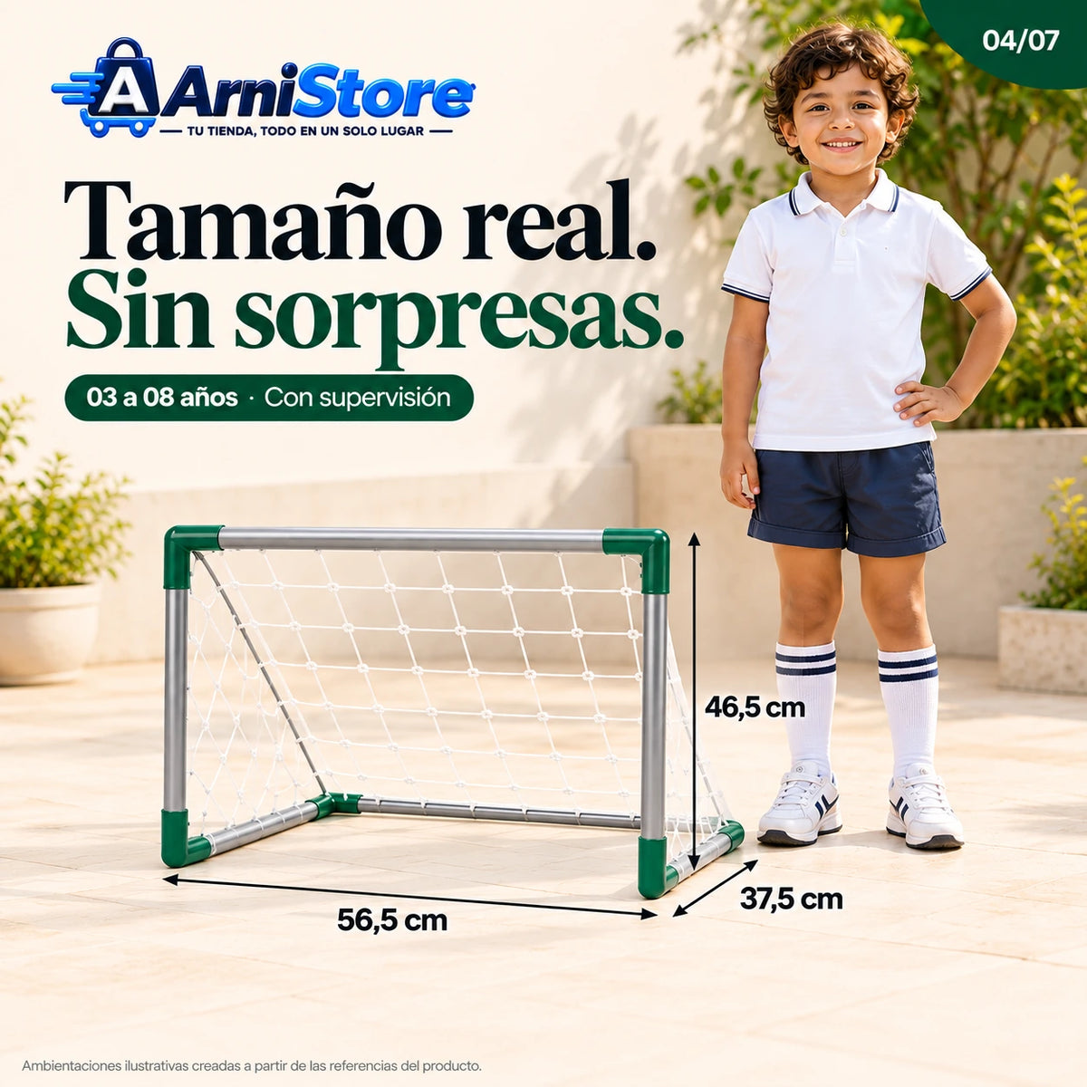KIT ARQUERÍAS JUEGO FUTBOL PARA NIÑOS - Suelta la pantalla. Que ruede el balón.