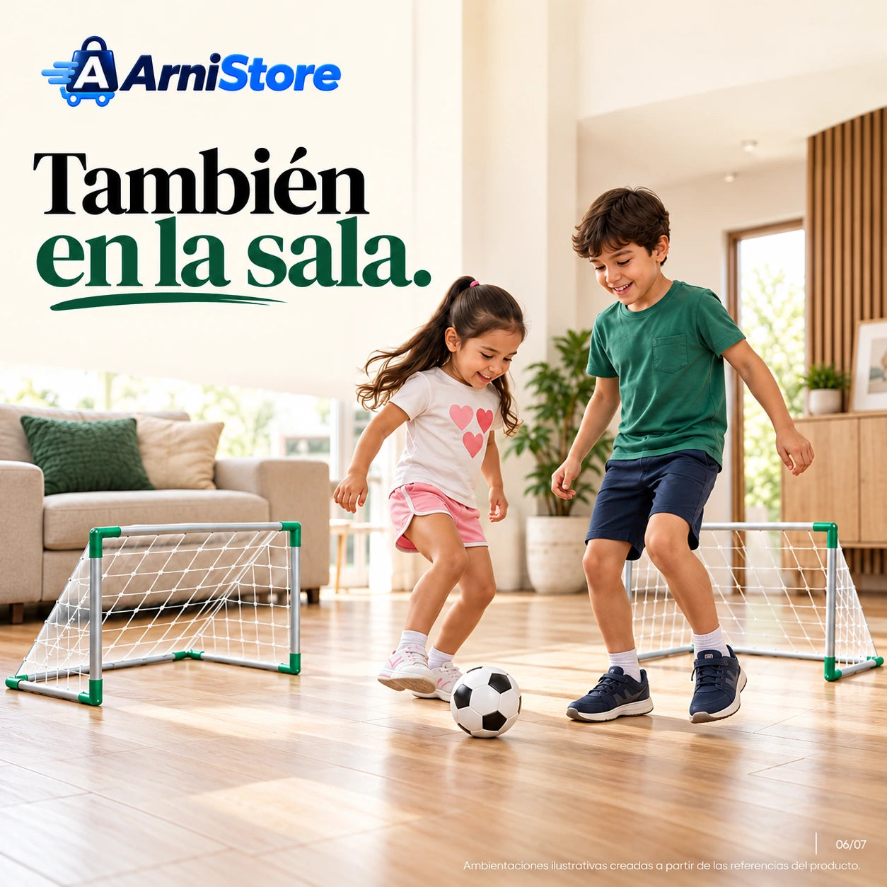 También en la sala.