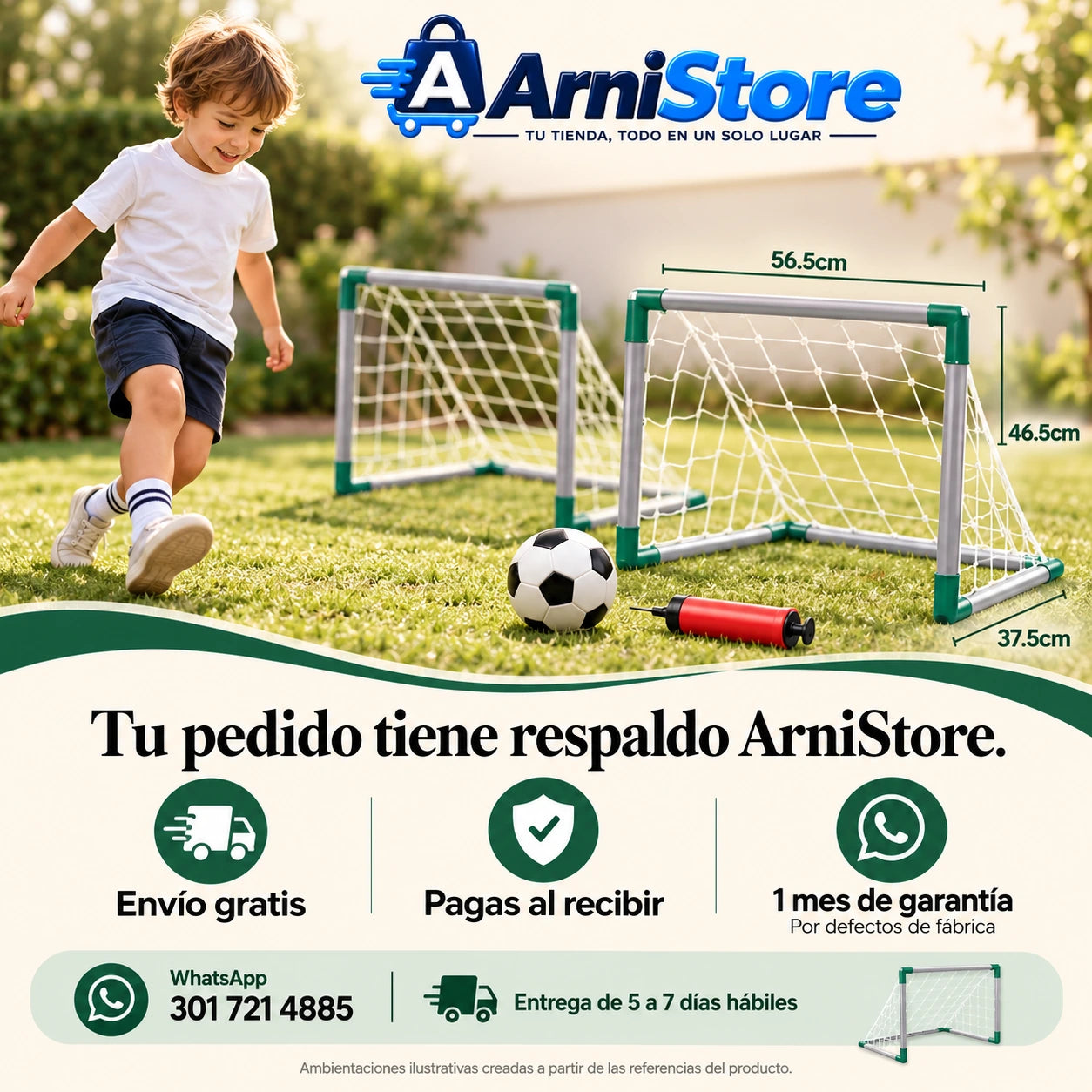 Envío gratis, pago al recibir, garantía de 1 mes por defectos de fábrica. WhatsApp 301 721 4885.