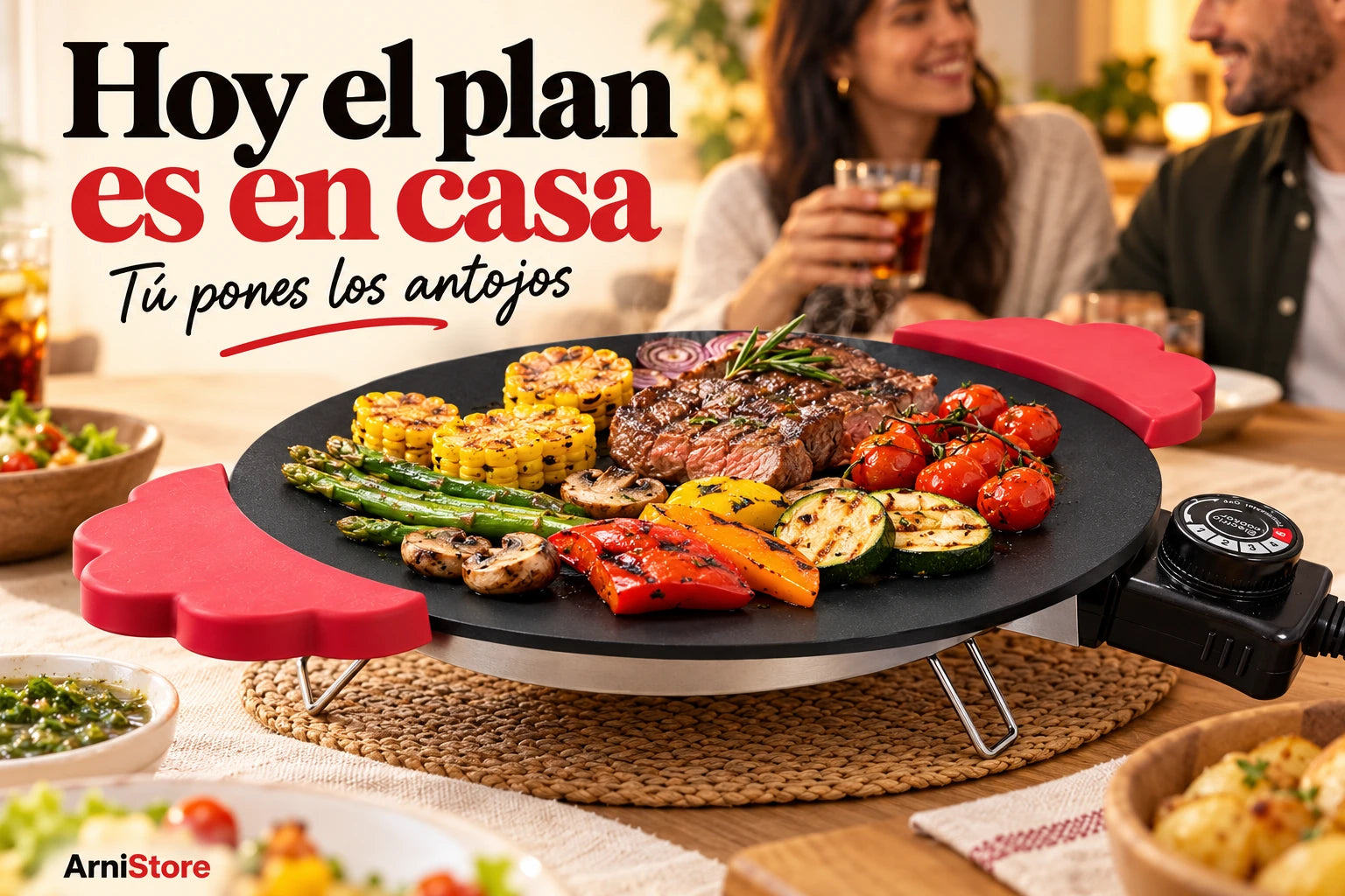 Hoy el plan es en casa. Tú pones los antojos.