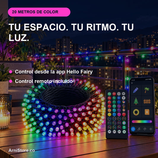 Guirnalda Premium Luces Inteligente App