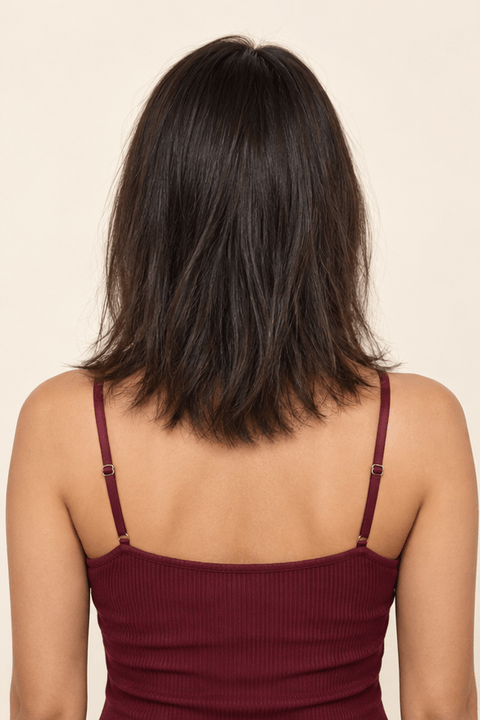 Visualización ilustrativa de una progresión gradual en la apariencia del cabello