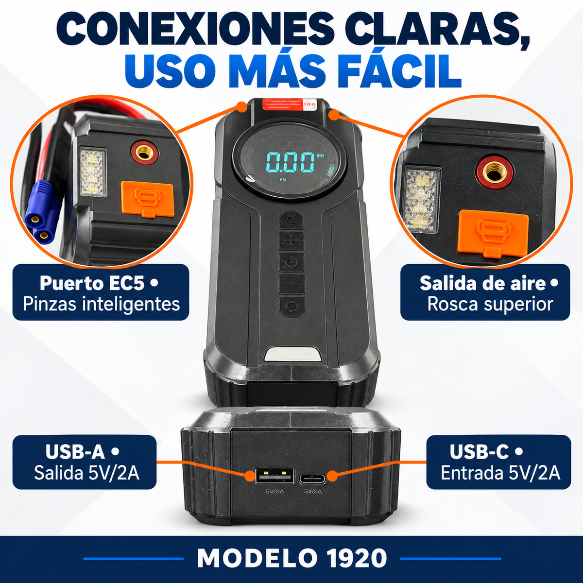 ARRANCADOR BATERIA +COMPRESOR - Si Tienes Carro, Esto No Es un Lujo... Es una Necesidad