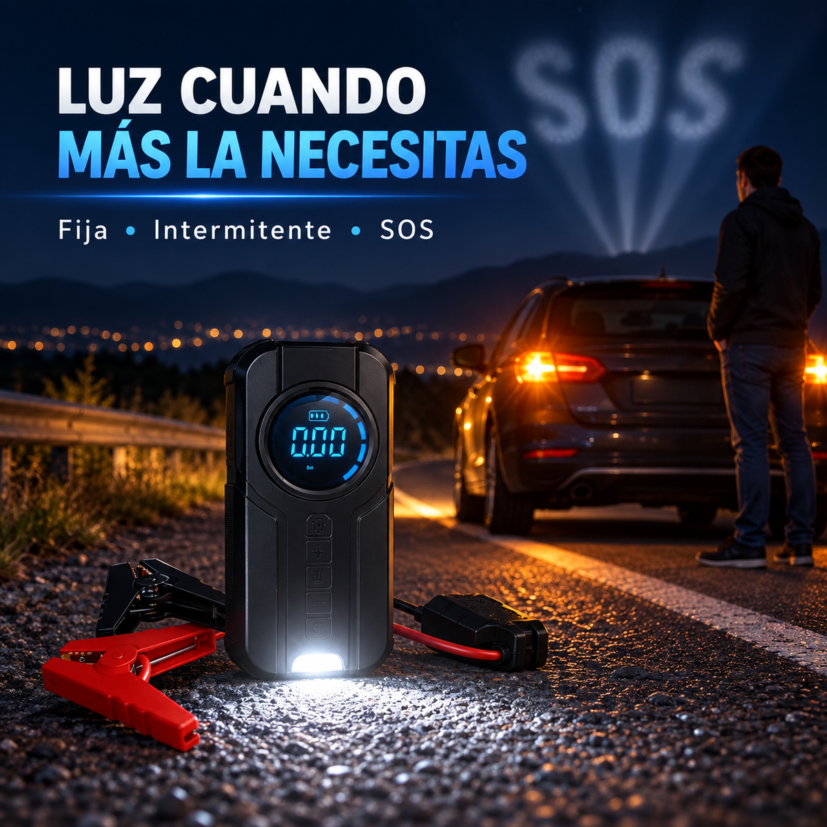 ARRANCADOR BATERIA +COMPRESOR - Si Tienes Carro, Esto No Es un Lujo... Es una Necesidad